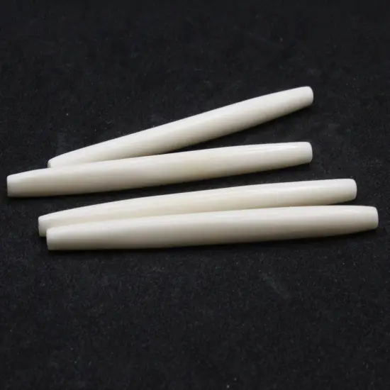 4 3.5 Inch Bone Hair Pipe Long Tube Beads {2}