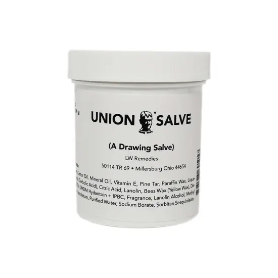 Union Salve Soothes Heals Skin Problems and Irritations Safe Ingredients 3.5 Oz {1}