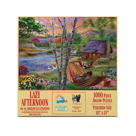 Sunsout Lazy Afternoon 1000 pc Jigsaw Puzzle 31970 {4}