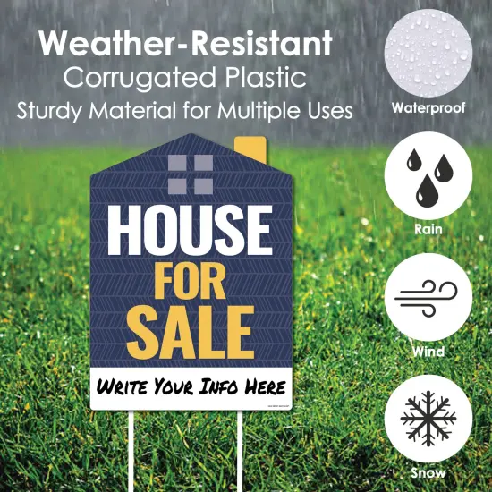 Big Dot of Happiness House For Sale Sign - Welcome Yard Sign {4}