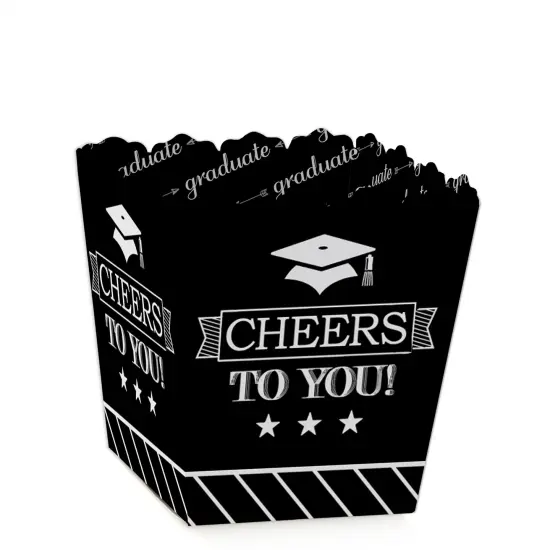 Big Dot of Happiness Graduation Cheers - Party Mini Favor Boxes - Graduation Party Treat Candy Boxes - Set of 12 {1}