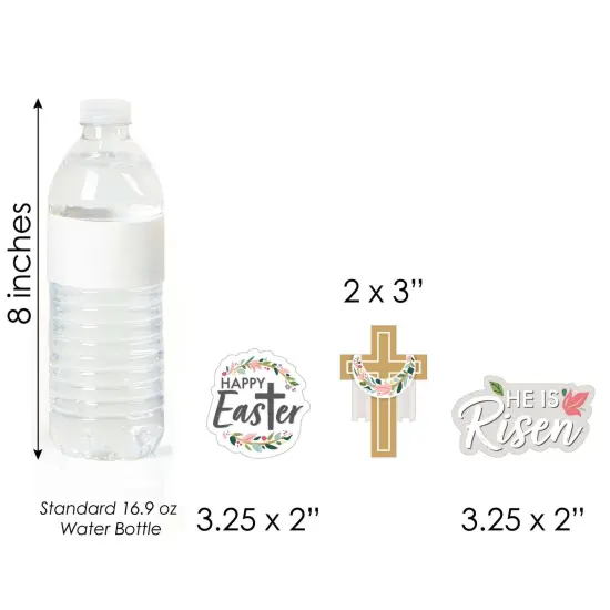 Big Dot of Happiness Religious Easter - DIY Shaped Christian Holiday Party Cut-Outs - 24 Count {6}