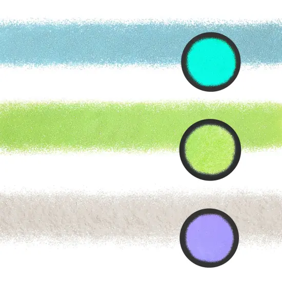 We R Spin It Glitter 3/Pkg-Glow-In-The-Dark {4}