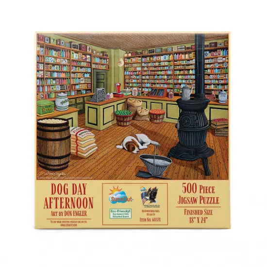 Sunsout Dog Day Afternoon 500 pc Jigsaw Puzzle 60378 {4}