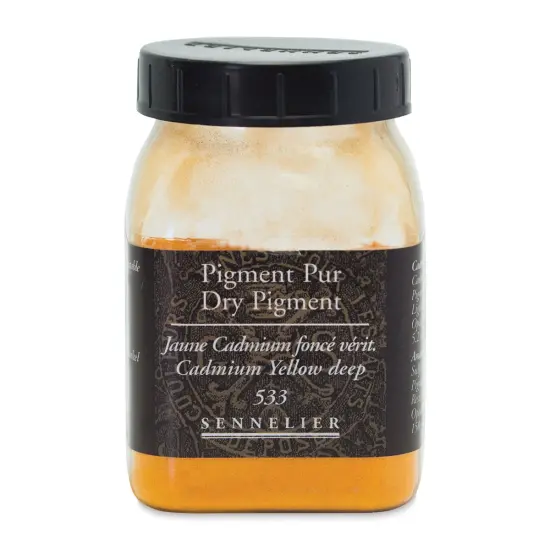 Sennelier Dry Pigment - Cadmium Yellow Deep, 150 g jar {1}