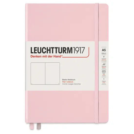 Leuchtturm1917 Blank Hardcover Notebook - Powder, 5-3/4" x 8-1/4" {1}