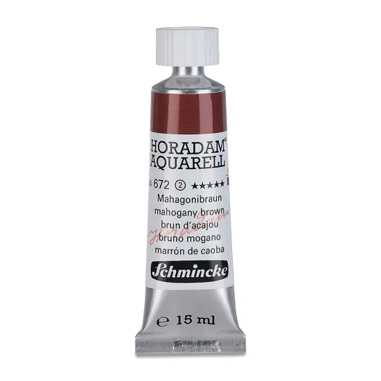 Schmincke Horadam Aquarell Watercolor - Mahogany Brown, 15 ml tube {2}