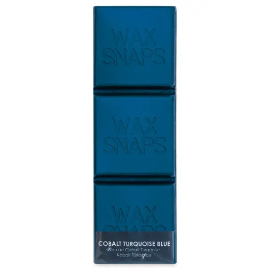 Enkaustikos Wax Snaps Encaustic Paints - Cobalt Turquoise Blue, 40 ml cake {2}