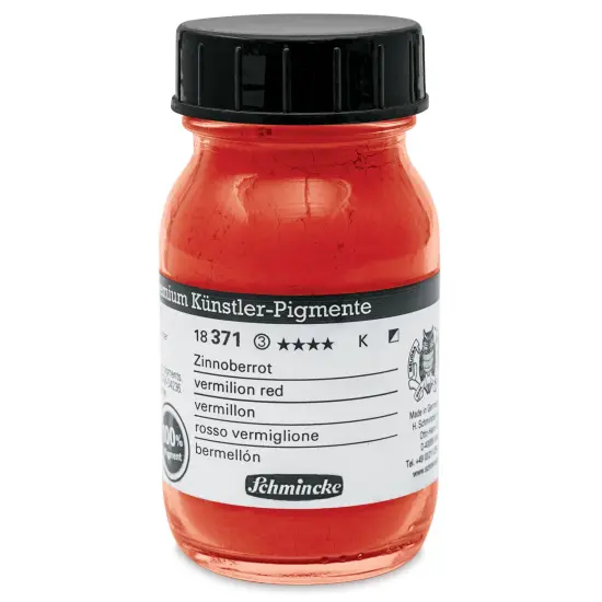Schmincke Pigment - Vermilion Red, 100 ml Jar {1}