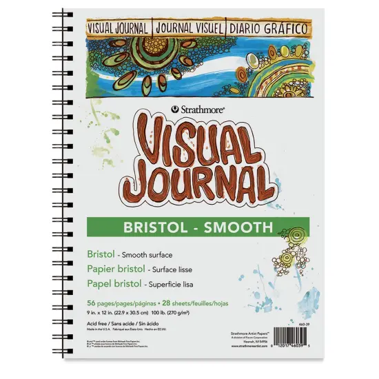 Strathmore Bristol Visual Journal - Smooth, 12" x 9" {1}