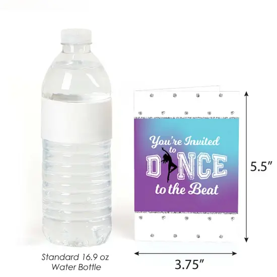 Big Dot of Happiness Must Dance to the Beat - Dance - Fill-in Dance Party or Birthday Party Invitations (8 count) {4}