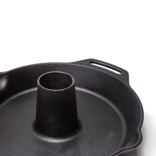 Petromax Poultry Roaster Pan, Cast Iron Roasting Cookware for Oven or Grill, 11.8" x 11.8" x 3.9" with Handles and Pour Spout {6}