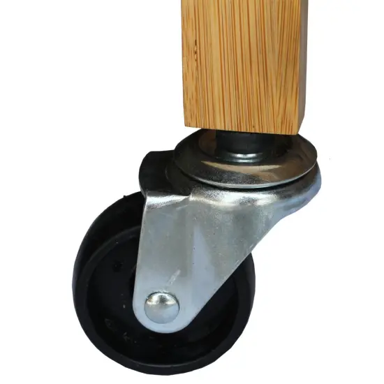 Oceanstar Bamboo Kitchen Trolley Brown {3}