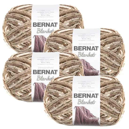 (Pack of 4) Bernat Blanket Big Ball Yarn-Sonoma {1}