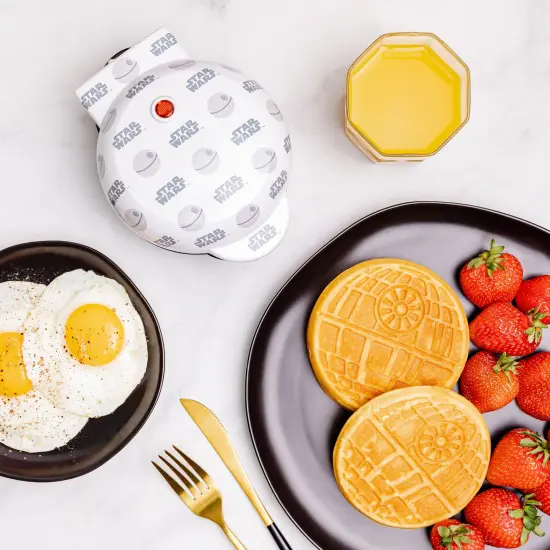 Uncanny Brands Star Wars Mini Death Star Waffle Maker {1}