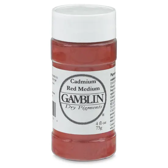 Gamblin Artist's Grade Pigment - Cadmium Red Medium, 4 oz bottle {1}