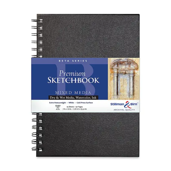 Stillman & Birn Beta Series Sketchbook - 10" x 7", Portrait, Wirebound, 25 Sheets {1}