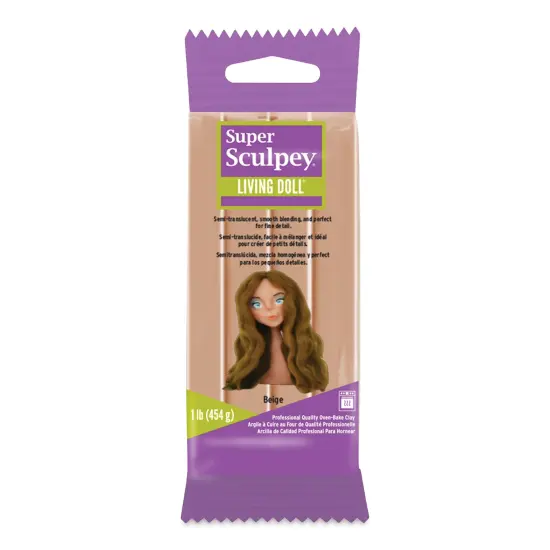 Sculpey Living Doll Polymer Clay - 1 lb, Beige {2}