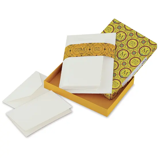 Fabriano Medioevalis Cards and Envelopes - 4-1/2" x 6-3/4", Folded, Box of 20 {1}