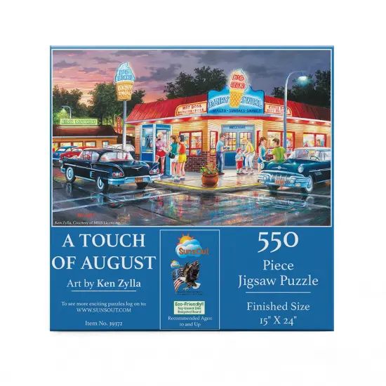 Sunsout A Touch of August 550 pc Jigsaw Puzzle 39372 {4}