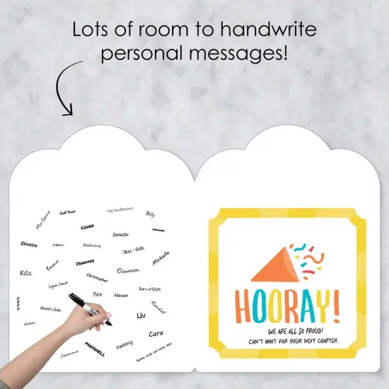 Big Dot of Happiness Congrats - Congratulations Giant Greeting Card - Big Shaped Jumborific Card {4}