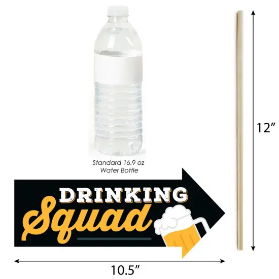 Big Dot of Happiness Funny Cheers and Beers to 21 Years - 21st Birthday Party Photo Booth Props Kit - 10 Piece {3}