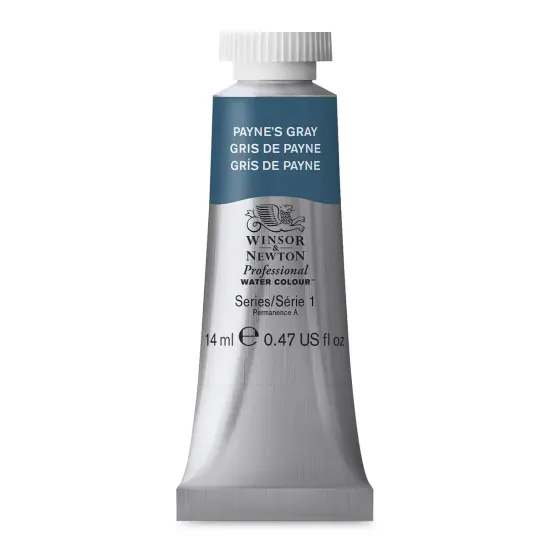 Winsor & Newton Professional Watercolor - Payne's Gray, 14 ml Tube {1}