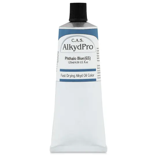 CAS AlkydPro Fast-Drying Alkyd Oil Color - Phthalo Blue Green Shade, 120 ml tube {1}