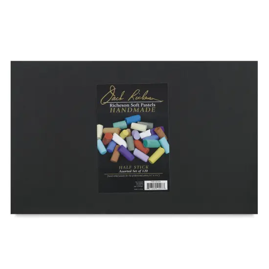 Richeson Handmade Soft Pastels - Assorted Colors, Set of 120, Half Stick {1}
