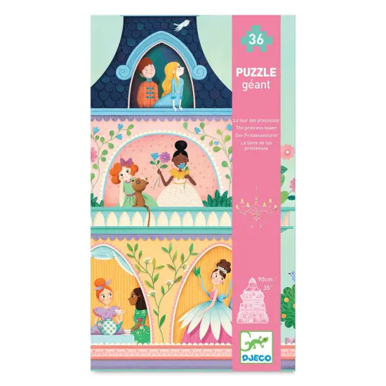 Djeco Giant Floor Puzzle - Princess Tower, 36 Pieces {1}