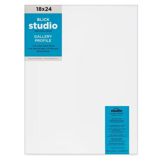 Blick Studio Stretched Cotton Canvas - Gallery Profile, 18" x 24" {1}