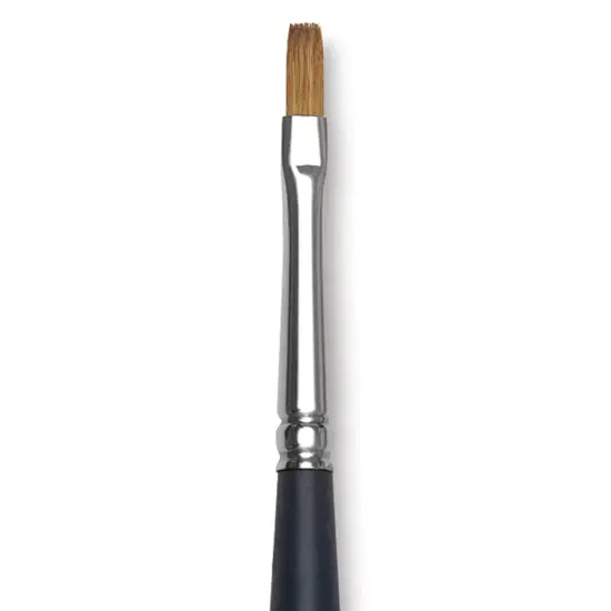Winsor & Newton Artists' Kolinsky Sable Watercolor Brush - One-Stroke, Short Handle, Size 1/8" {1}