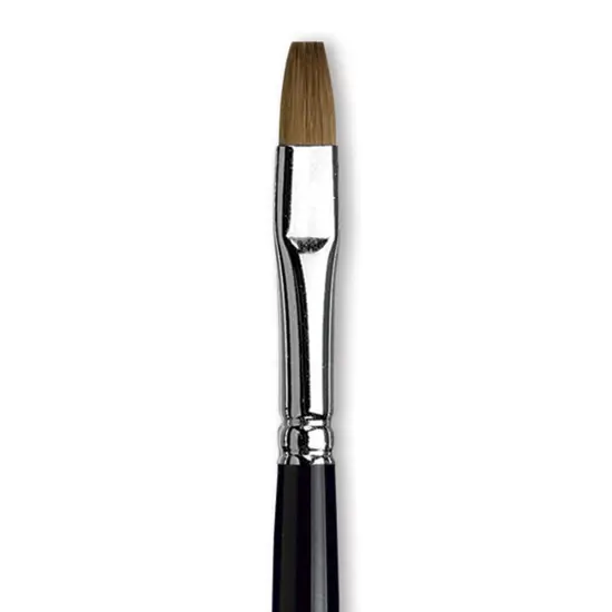 Da Vinci Maestro Kolinsky Brush - Flat, Short Handle, Size 6 {1}