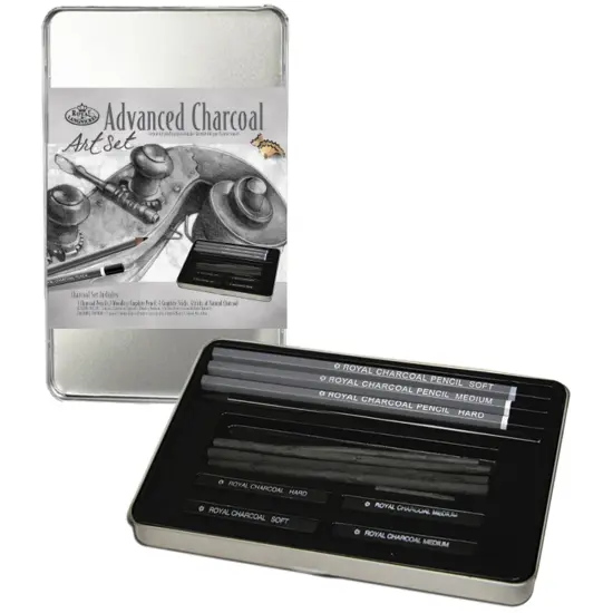 Royal & Langnickel(R) Advanced Charcoal Art Set W/Tin {2}