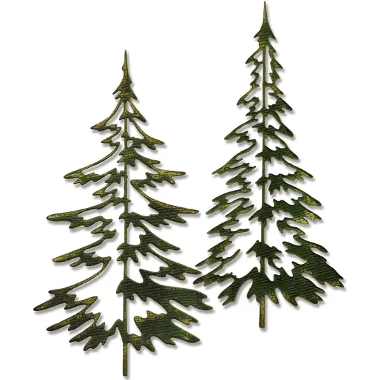 Sizzix Thinlits Dies By Tim Holtz 2/Pkg-Woodlands {3}