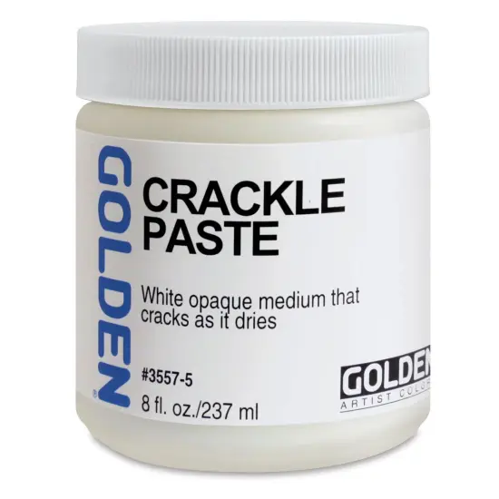 Golden Crackle Paste - 8 oz jar {2}