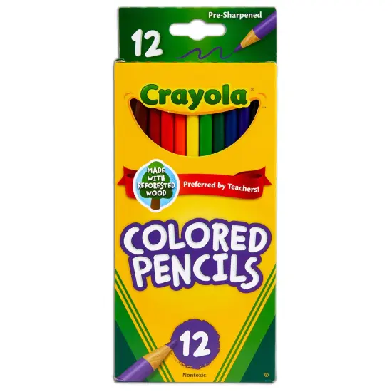 Crayola Colored Pencils-12/Pkg Long {1}