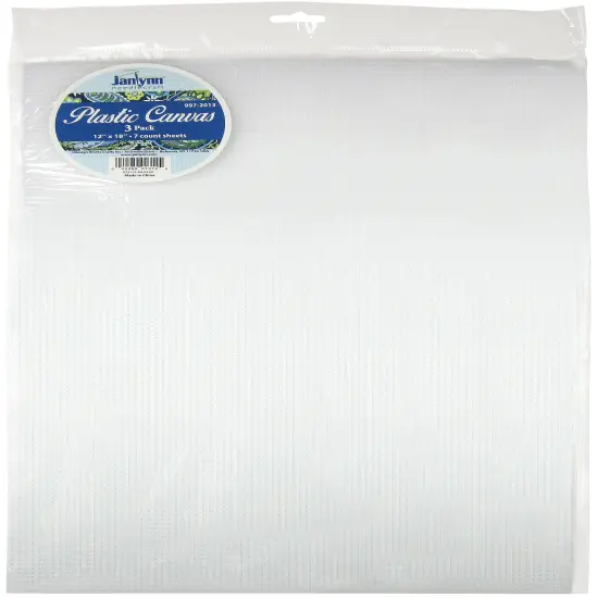 Janlynn Clear Plastic Canvas Sheets - 12" x 18" - 3 pieces {1}