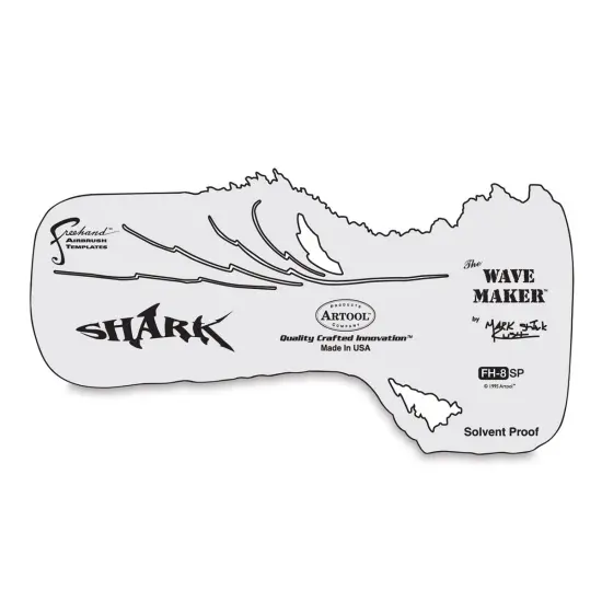 Iwata Artool Freehand Template - Wave Maker {2}