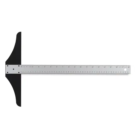 Alumicolor Standard T-Square - 18", Silver {2}