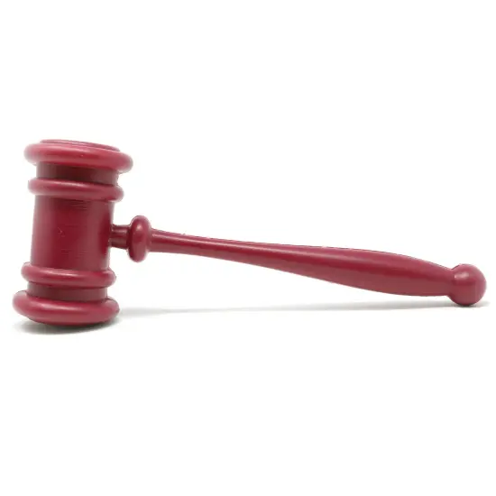 udge Gavel Costume Accessory - Justice Costume Accessories Props for Courtroom - 1 Piece {1}