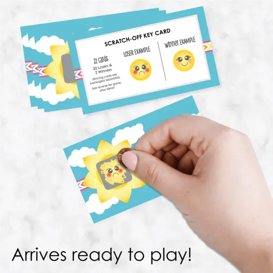 Big Dot of Happiness You are My Sunshine - Baby Shower or Birthday Party Game Scratch Off Cards - 22 Count {3}