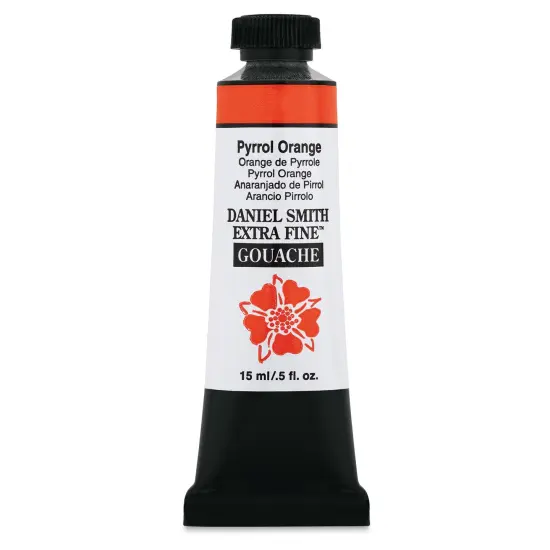 Daniel Smith Extra Fine Gouache - Pyrrol Orange, 15 ml Tube {1}