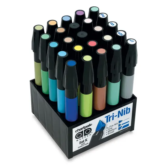 Chartpak Ad Markers- Art Director, Set of 25 {1}