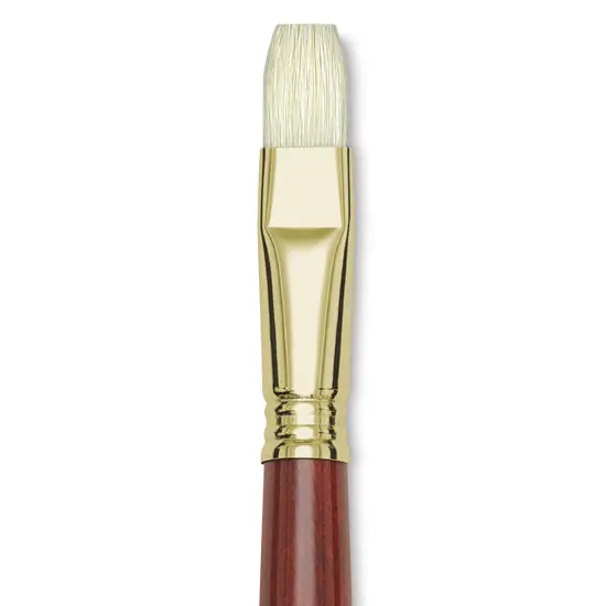 Blick Master Bristle Brush - Bright, Long Handle, Size 16 {1}