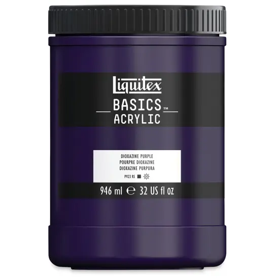 Liquitex Basics - Dioxazine Purple, 32 oz jar {2}