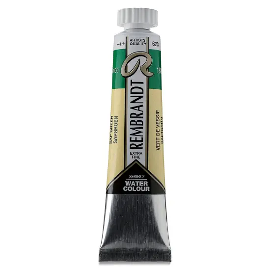 Rembrandt Artist Watercolors - Sap Green, 20 ml tube {2}