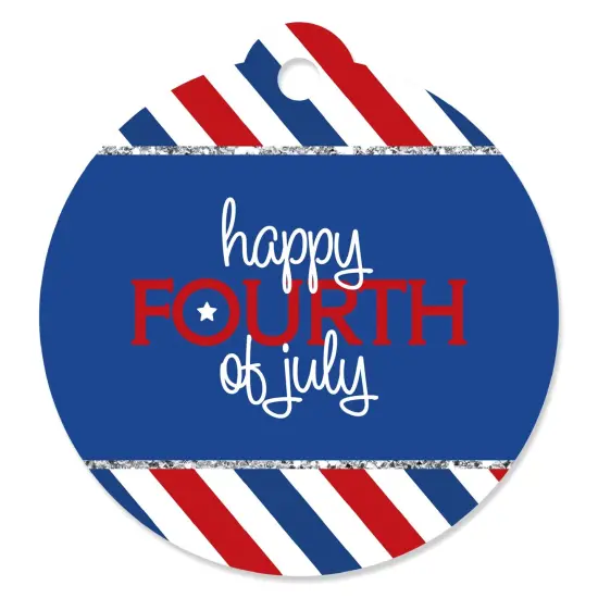 Big Dot of Happiness 4th of July - Independence Day Party Favor Gift Tags (Set of 20) {1}