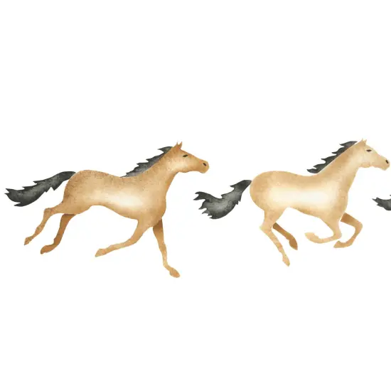 Running Horses Wall Stencil | 899R by Designer Stencils | Animal & Nature Stencils | Reusable Art Craft Stencils for Painting on Walls, Canvas, Wood | Reusable Plastic Paint Stencil for Home Makeover | Easy to Use & Clean Art Stencil {2}