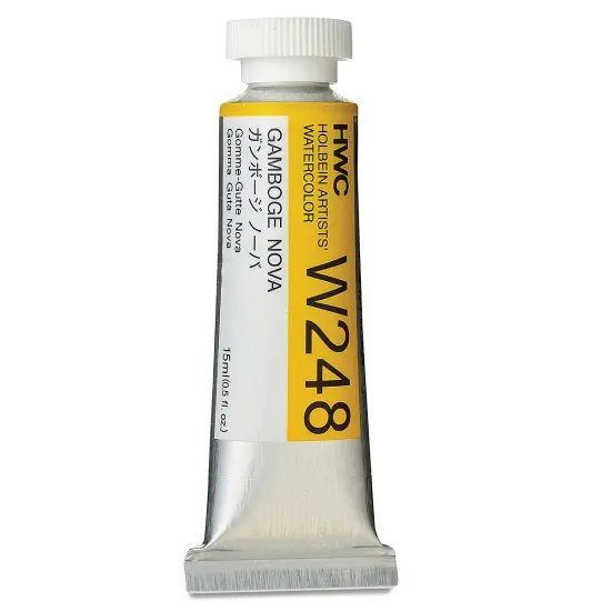 Holbein Artists' Watercolor - Gamboge Nova, 15 ml tube {2}